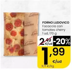 Forno Ludovico - Focaccia Con Tomates Cherry