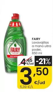 Fairy - Lavavajillas A Mano Ultra Poder