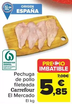 carrefour - Pechuga De Pollo Fileteada