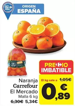 carrefour - Naranja