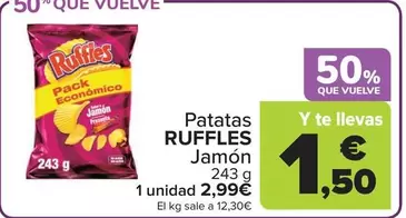 Ruffles - Patatas Jamon