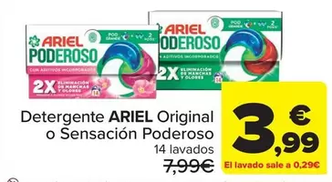 Ariel - Detergente Original O Sensacion Poderoso