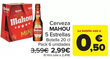 Mahou - Cerveza 5 Estrellas