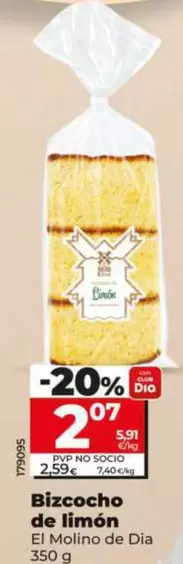El Molino De Dia - Bizcocho De Limón 