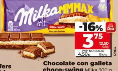 Milka - Chocolate Con Galleta Choco-Swing 