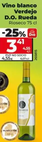 Rioseco - Vino Blanco Verdejo D.O. Rueda 