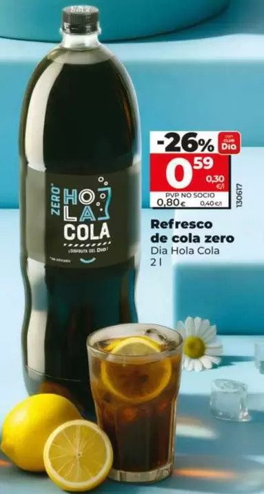 Dia Hola Cola - Refresco De Cola Zero