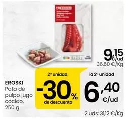 Eroski - Pata De Pulpo Jugo Cocido