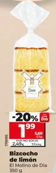 El Molino De Dia - Bizcocho De Limón