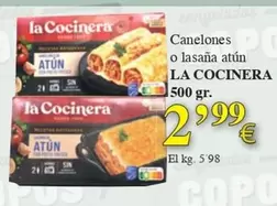 La Cocinera - Canelones O Lasana Atún