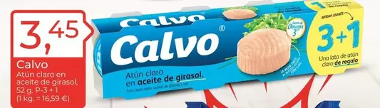 Calvo - Atun Claro En Aceite De Girasol