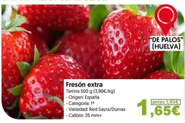 origen - Fresón Extra