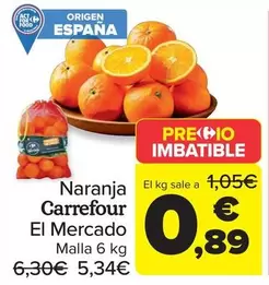 Carrefour El Mercado - Naranja