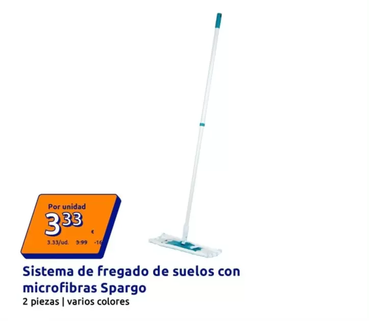 Spargo - Sistema De Fregado De Suelos Con Microfibras