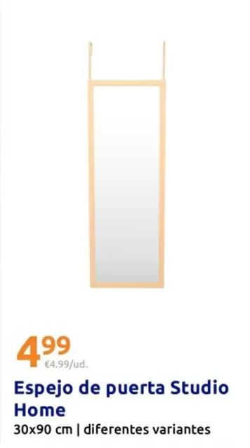 Espejo De Puerta Studio Home