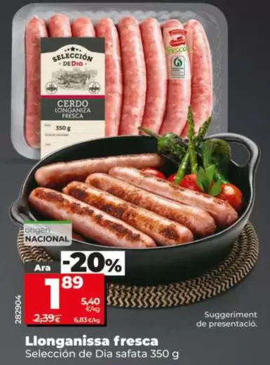 Seleccion De Dia - Longaniza Fresca 