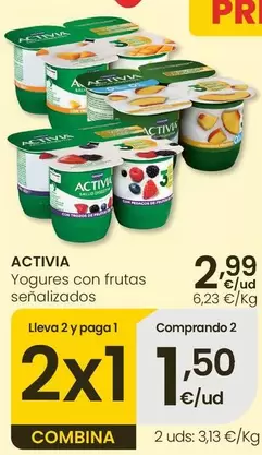 Danone - Activia Yogures Con Frutas Senalizados