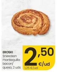 Eroski - Sneeken Mantequilla Bacon/Queso