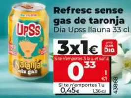 Dia Upss - Refresco Sin Gas De Naranja 