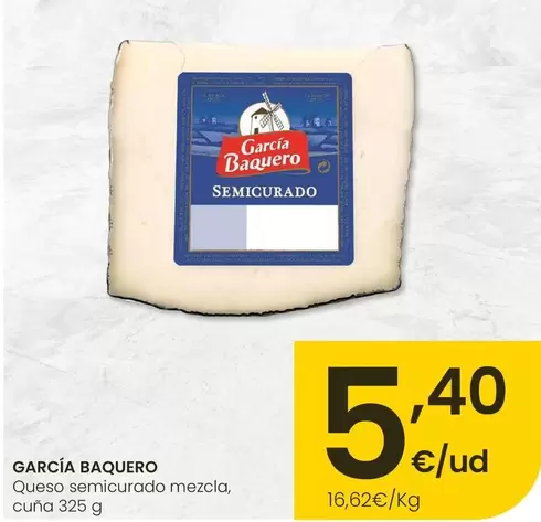 García Baquero - Queso Semicurado Mezcla, Cuna