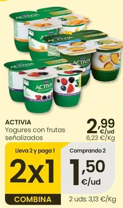 Danone - Activia Yogur Con Frutas Senalizados
