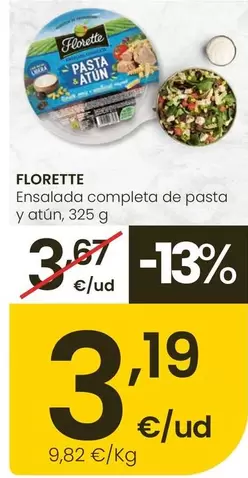 Florette - Ensalada Completa De Pasta Y Atun