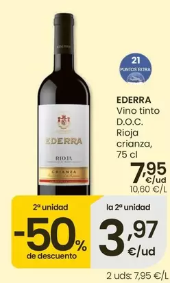 Ederra - Vino Tinto D.O.C. Rioja Crianza