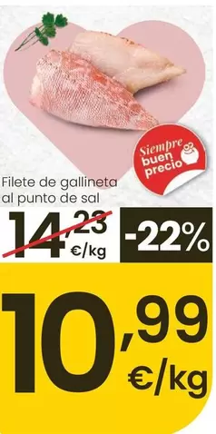 Filete De Gallineta Al Punto De Sal