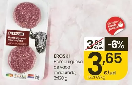 eroski - Hamburguesa De Vaca Madurada