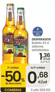 Desperados - Botella Sabores Señalizados