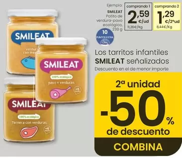 Smileat - Potito De Verdura Pavo Ecologico