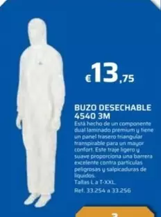 3m - Buzo Desechable