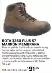 Bota 3260 S7 Marrón Membrana