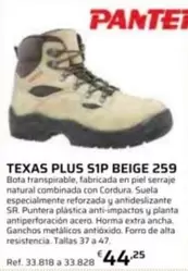 Panter - Texas Plus S1P Beige 259