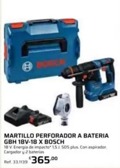Bosch - Martillo Perforador A Bateria 18V-18 X