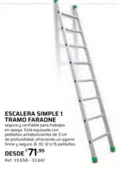 Escalera Simple 1 Tramo Faraone