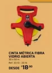 Cinta Metrica Fibra Vidrio Abierta