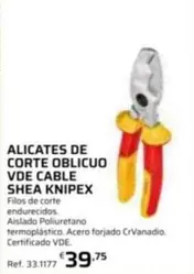 Knipex - Alicates De Corte Oblicuo VDE Cable Shea