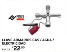 Llave Armarios Gas