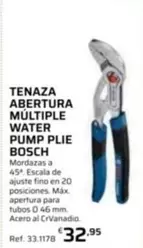 Bosch - Tenaza Abertura Multiple Water Pump Plie