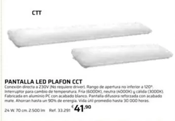 Pantalla Led Plafon CCT