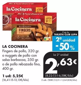 La Cocinera - Fingers De Pollo O Nuggets De Pollo Con Salsa Barbacoa O De Pollo Rebozado Fino