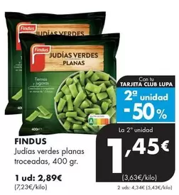 Findus - Judías Verdes Planas Troceadas