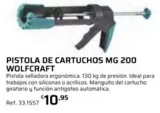 Wolfcraft - Pistola De Cartuchos Mg 200
