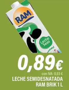 Ram - Leche Semidesnatada