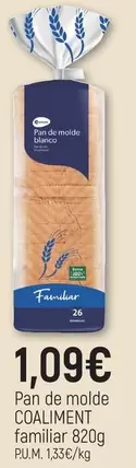 Coaliment - Pan De Molde Familiar