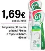 Cif - Limpiador Crema Original O Especial Banos
