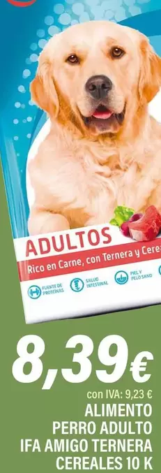 Ifa Amigo - Alimento Perro Adulto Ternera Cereales