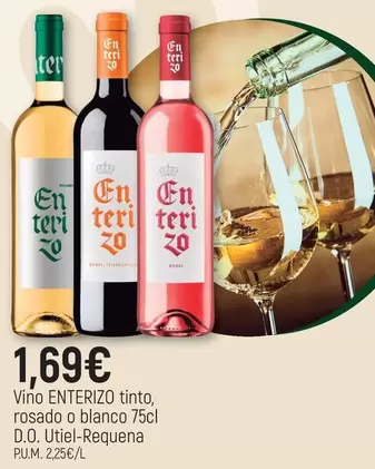 Enterizo - Vino Tinto, Rosado O Blanco D.O. Utiel-Requena