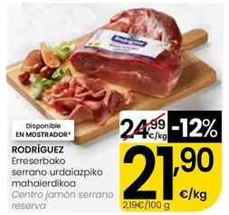 Rodríguez - Centro Jamón Serrano Reserva